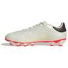 Ag Hg Artificial Grass Non-Slip Breathable Football Shoes Unisex Football Shoes White Red IE7515