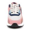Mozu Air Cushion Sole Pink Size 23cm Women's Lace-Up Sneakers, Navy,