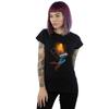 Marvel Womens/Ladies Captain Marvel Nebula Flight Cotton T-Shirt