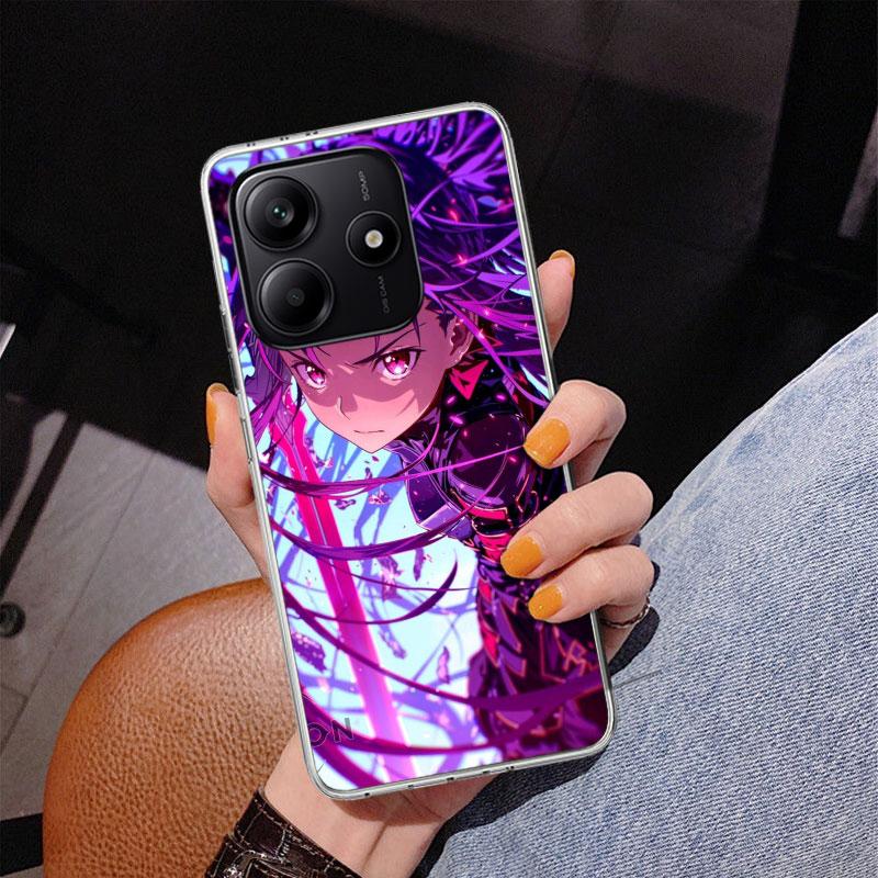 Anime Sword Art Online SAO Phone Case For Xiaomi Redmi Note 15 14 13 12S 12 11 Pro Plus 14S 11S 11E 10 10S 11T 5G Personalized C