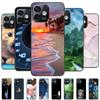 Pentru husă Ulefone Note 16 Pro husă Cover Note16 Pro Silicon Moale Marmură Neagră Bumper Funda pentru Coque Ulefone Note 16 Pro Protectoare