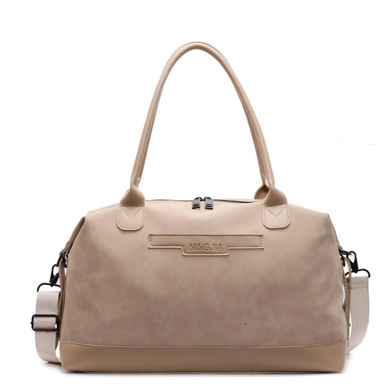 

Простая и стильная ручная кладь для деловой поездки леди, модная фитнес-сумка большой вместимости с сухим и влажным отделением хаки