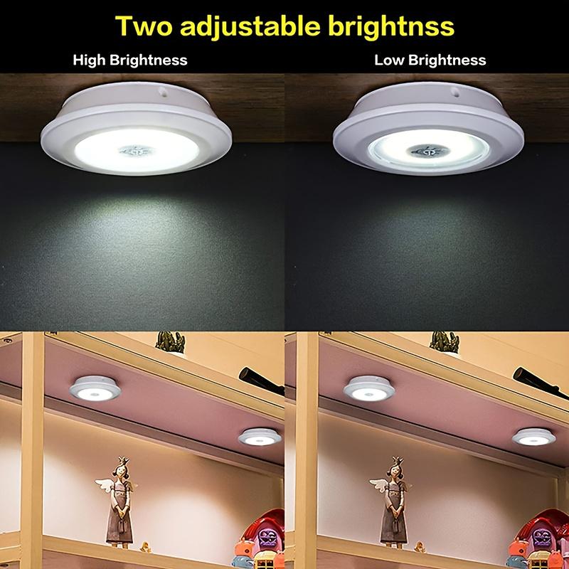 3pcs LED Light Set - Remote Controlled, Magnetic Stick-On Night Lights for Hallway, Bathroom, Bedroom, Kitchen, Cabinet, and Stairs Home Decor