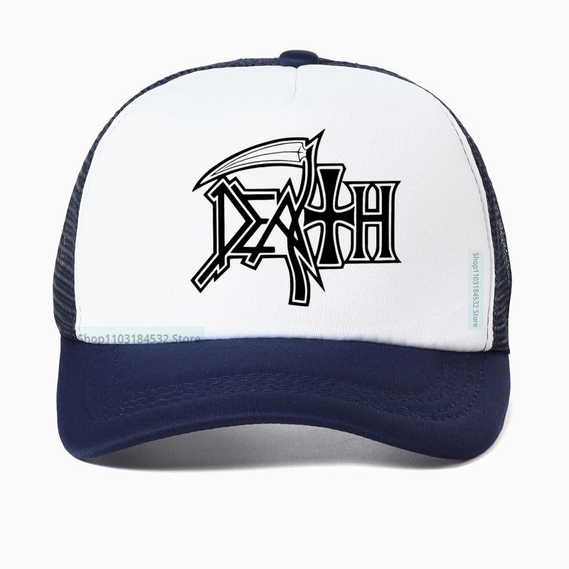 Death Metal Band Baseball Cap Rock Fan Hat Summer Fashion Unisex Mesh Breathable Sun Hats Outdoor Casual Trucker Caps