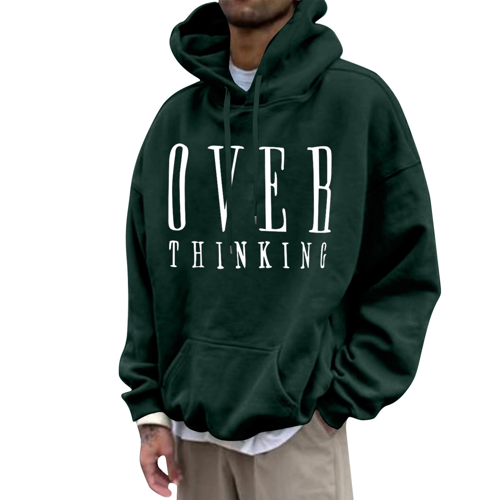 

Мужская свободная толстовка с капюшоном с принтом, мужская повседневная модная спортивная толстовка XXL