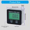 Auto Rotating Digital Angles Meter With Backlights Display Double Measurement Mode Magnetic Base For Woodworking