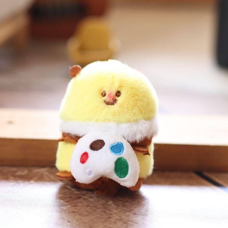 

Bee Adorable Plush Keychain Toy Animal Stuffed Doll Bag Pendant Gift Decoration StyleD