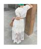 Interpret Beauty Summer 2025 French Lace A-line Midi Skirt S5185