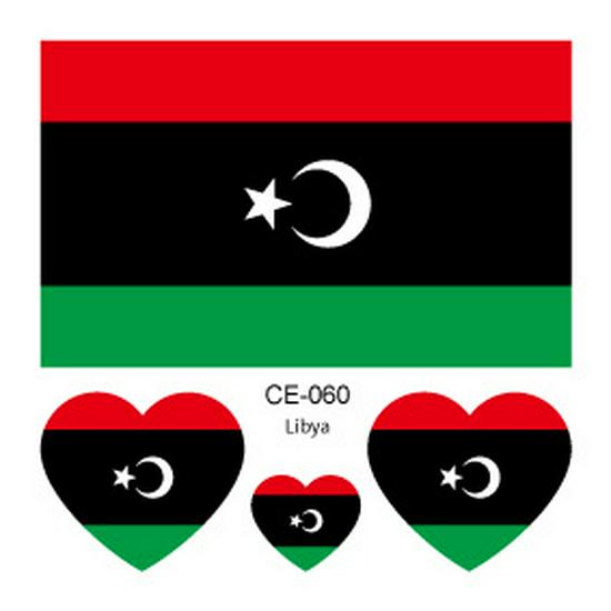 World Cup 2026 National Flag Waterproof Tattoo Stickers for Sports