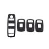 Car Door Window Glass Lift Button Panel Trim Cover Compatible with Maserati Levante 2016-2021 Ghibli 2014-2021 Front and Rear Doors Armrest Window