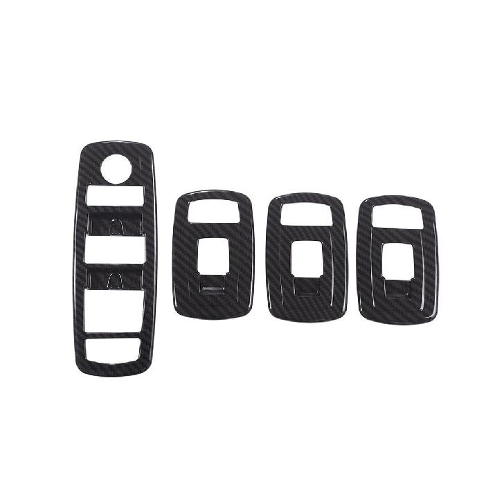 Car Door Window Glass Lift Button Panel Trim Cover Compatible with Maserati Levante 2016-2021 Ghibli 2014-2021 Front and Rear Doors Armrest Window