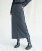 AVANDRESS Karin Slit Maxi Long Skirt Charcoal