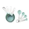 8-Piece Stainless Steel Measuring Cup & Spoon Set with Scale