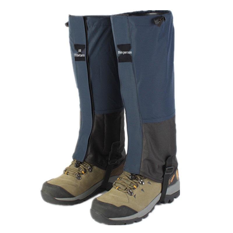 Water-Repellent Outdoor Gaiters: Snowproof, Sandproof & Mudproof Leg Protection for Mountain Climbing