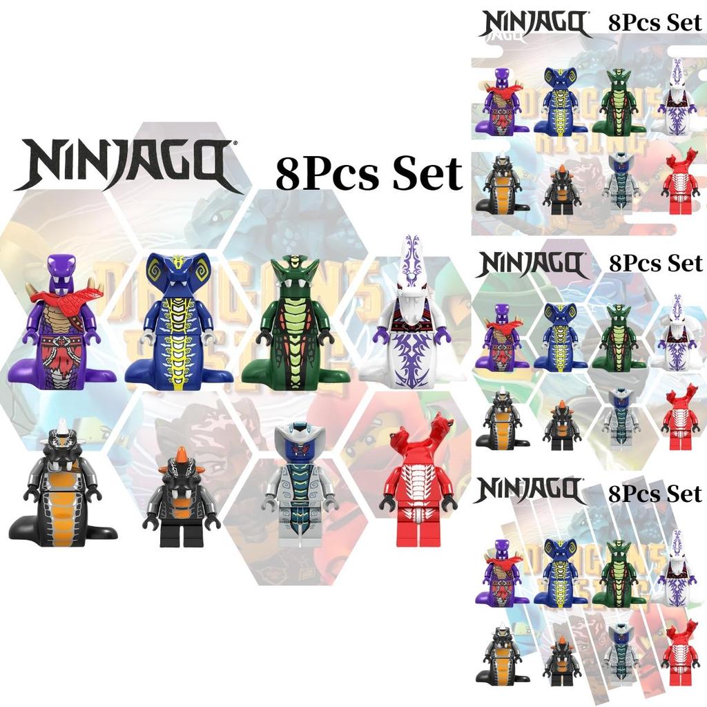 Hot Selling Ninja Series Building Blocks Toy A025-032 Diy Plastic Construction Export Type