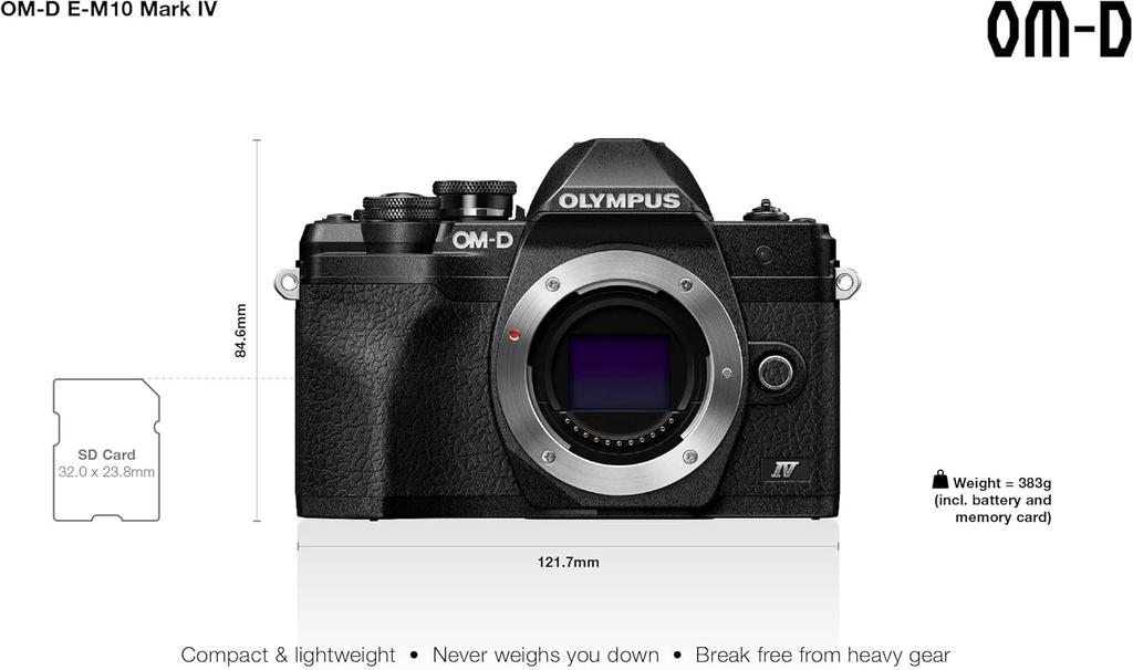 OLYMPUS Mirrorless Camera Mark IV Body Black OM-D E-M10