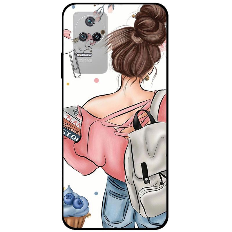 Cover for Xiaomi Poco F4 5G Case Black Soft Silicone TPU Phone Covers for Xiaomi Poco F4 Case 2022 Funda Bumper PocoF4 F 4 Coque