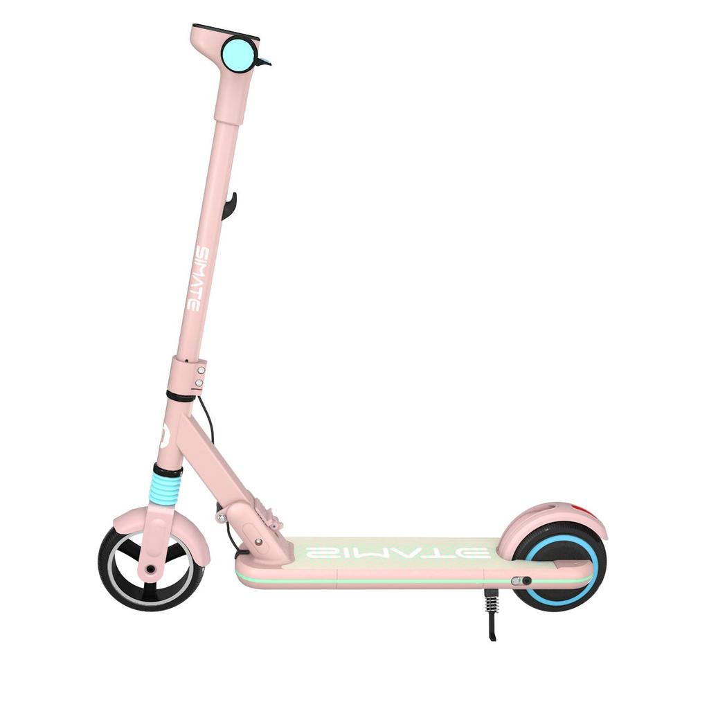 Simate S3 Safe Riding Electric Scooter For Children 130W Motor 70Kg Load Outdoor Play E-Scooter With Dual Braking System