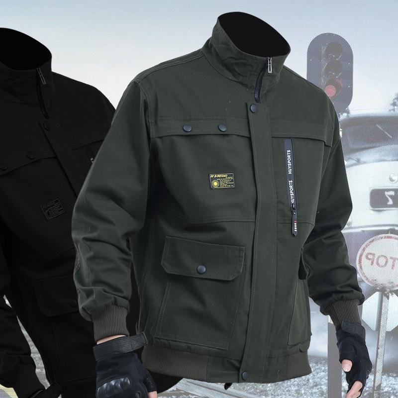 

Men s Cotton Work Jacket for Welding & Construction Size 175 for up to 145 lbs