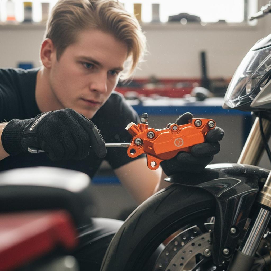 Rear Disc Brake Clamp Aluminum Alloy Lightweight Replacement Motorcycle Rear Brake Clamp For ATV Electric Scooter Motocross