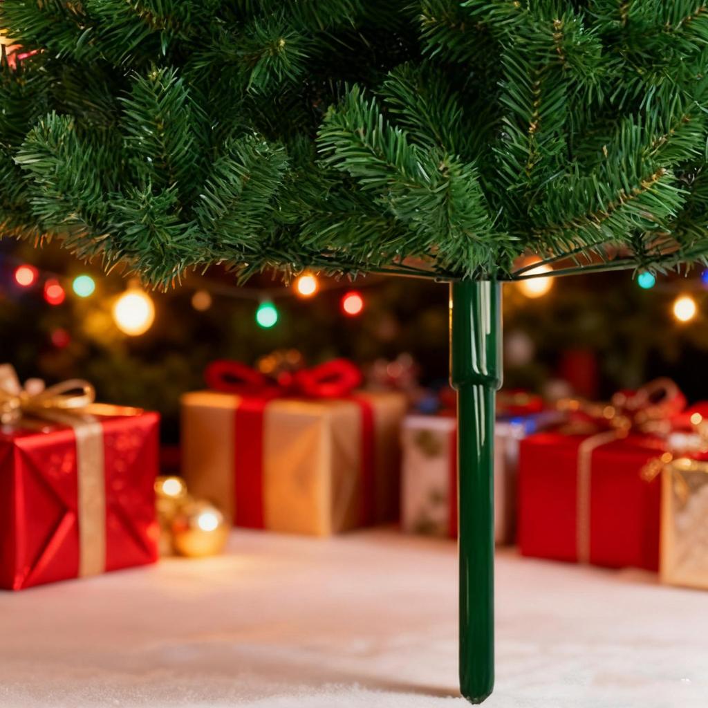Sztuczna choinka podstawa podwyższająca z 3 śrubami mocującymi pasuje do masztów 0,5-1,25 cala do dekoracji salonu, sypialni, klasy, na imprezę