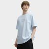 FILA Original Fire Fashion Versatile Casual Simple Comfortable Cotton Knit Short Sleeve T-Shirt Unisex Tops Sky-Blue F51M529110F-LB
