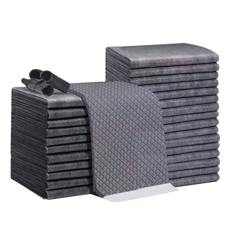 Windelunterlagen aus Bambuskohle für Hunde – Verdickte Einweg-Uriniermatten für Haustiere