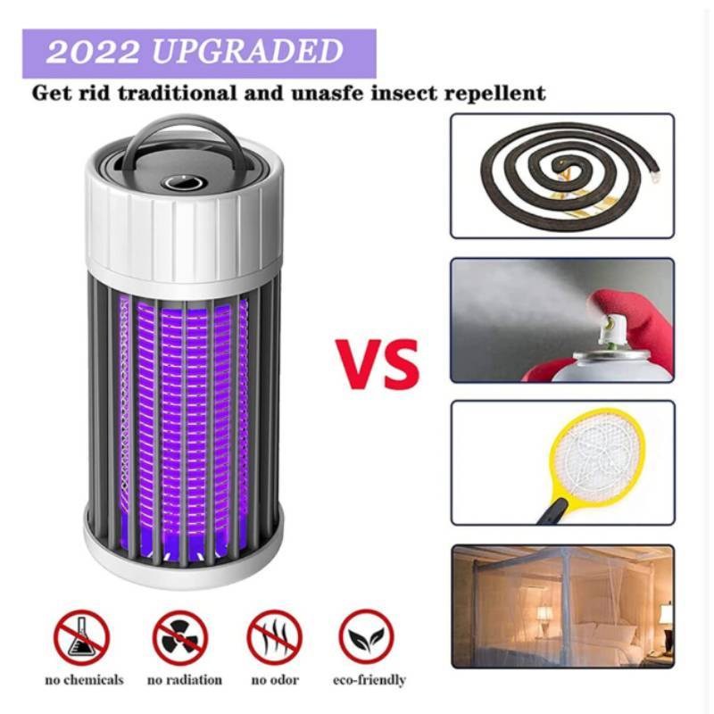 Portable Mosquito Killer Lamp With Led Light And Usb For Outdoor Use