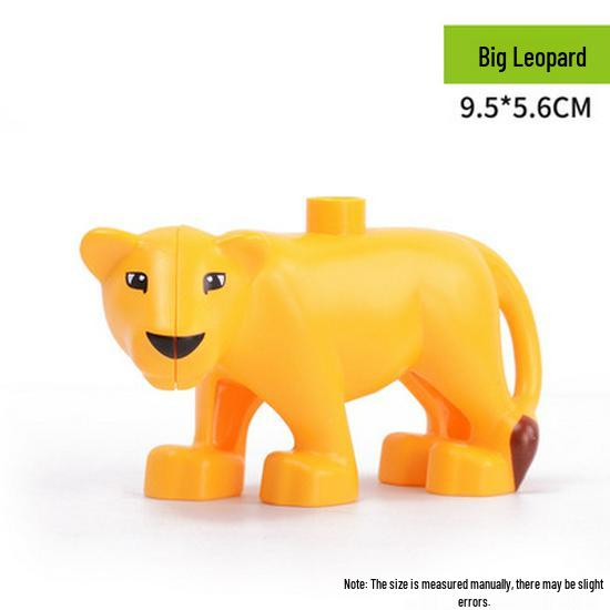 Large Animal Building Blocks: Dinosaur, Tiger, Elephant, Crocodile, Giraffe DIY Educational Toys for Kids