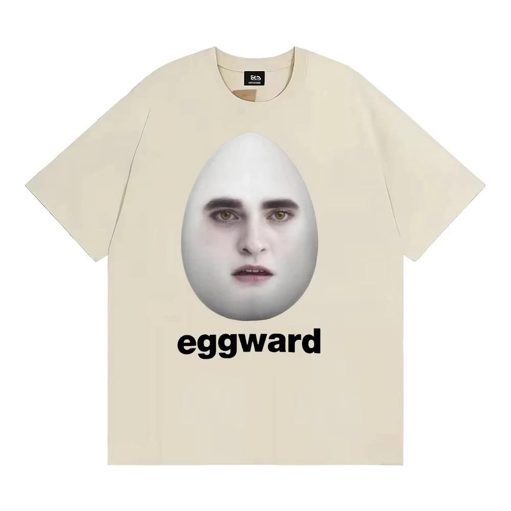 Twilight Eggward Funny Meme TShirt Edward Cullen Parody TShirt Robert Pattinson TShirt Unisex Casual Comfortable Tshirts