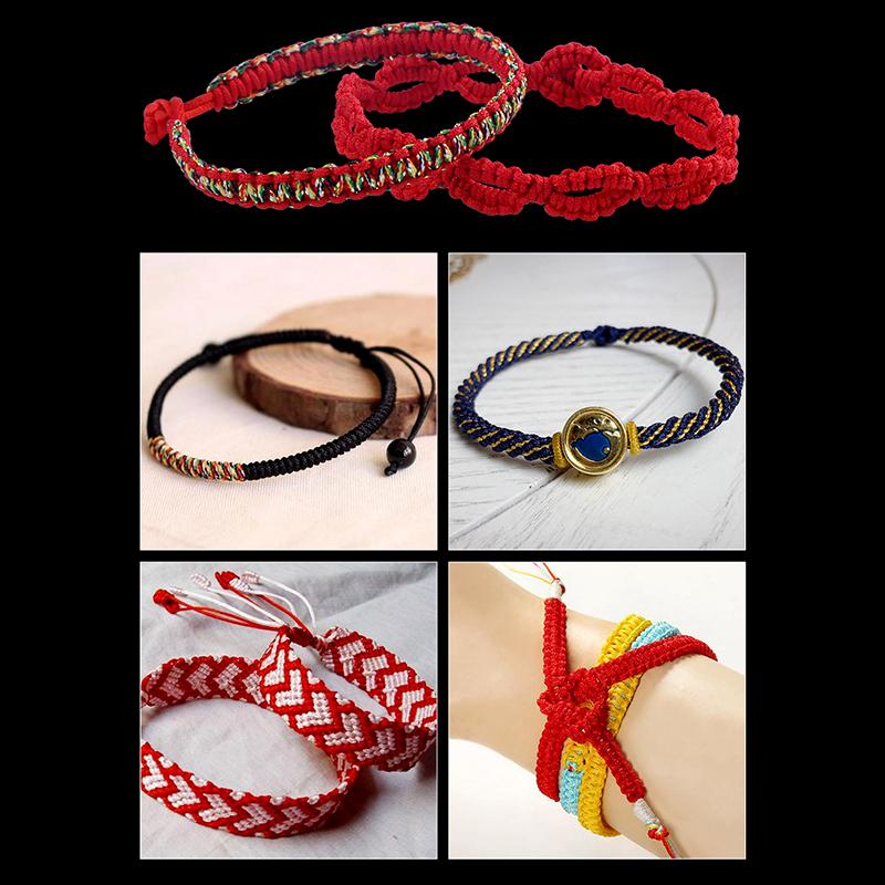 Outil de tressage de corde créatif et pratique, support à corde tricoté à la main pour bracelets, colliers, bricolage, artisanat, outils de fixation pour tricotage de corde