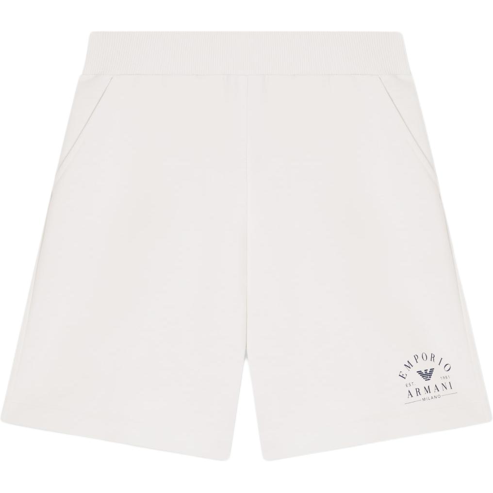 

Emporio Armani Elastic Waist Knitted Badge Pocket Casual Shorts Women shorts EW000496-AF19031-U1131 S