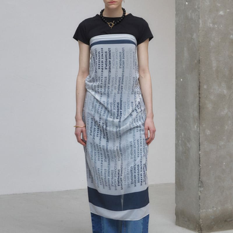 STAYPEOPLE STAY GRAPHIC SCARF (2 COLOR)