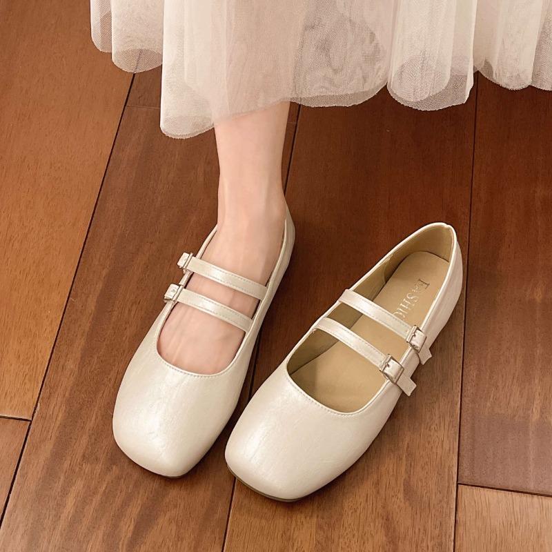

Single Shoes Women s Shoes Flat Ballet Shoes Sandals 40 бежевий