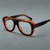 Cadru ochelari acetat gros vintage bărbați femei supradimensionat pilot ramă ochelari de vedere prescripție design retro brand de lux ochelari