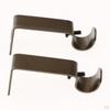2 Adjustable Curtain Rod Holder for Bedroom