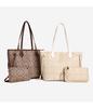 Women's Large Capacity Monogram Tote & Crossbody Handbag