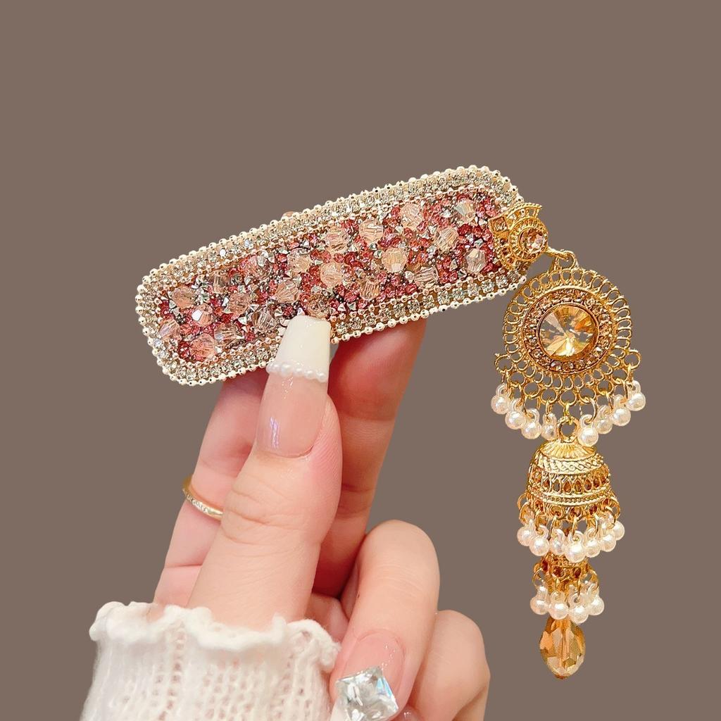 Rhinestone Hair Clip Dazzling Sparkling Hair Clip Crystal Hair Clip Chic For Special Occasions Formal Events Parties