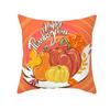 Thanksgiving Day Yellow Pumpkin Sunflower Digital printing short plush pillow covers for sofa office cushion cover home goods