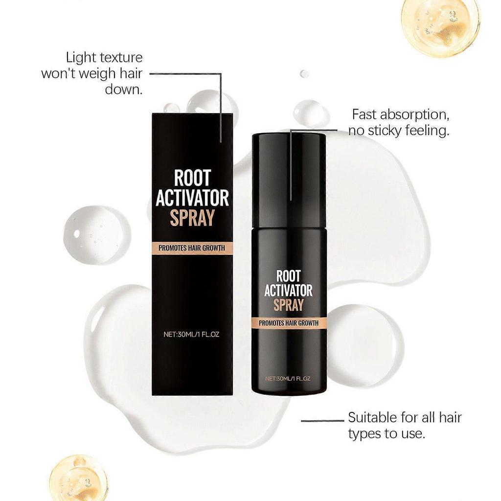 Amz Hair Spray With Polygonum Multiflorum Root Extract, Gentle Everyday Hair Care Spray For Topical Application And Scalp Massage