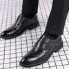 Handgemaakte Heren Oxford Schoenen Echt Kalfsleer Brogue Kledingschoenen Klassieke Zakelijke Formele Schoenen Man 2025