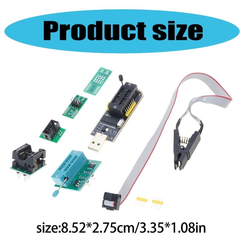 Portable CH341B IC Programmer Set with High Compatibility for Various Chip Types and Easy Operation