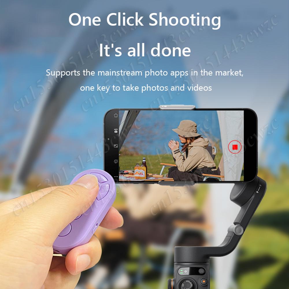 7 Buttons Remote Controller Wireless Phone Selfie Photo Shutter Bluetooth-Compatible Smart Remote Page Turner for Tiktok Video