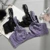 Sommer Ultradünne Spitze Floral BHs Damen Sexy Unterwäsche Französisch Romantisch Push Up Büstenhalter Schleifendetail Weiblich Atmungsaktive BHs