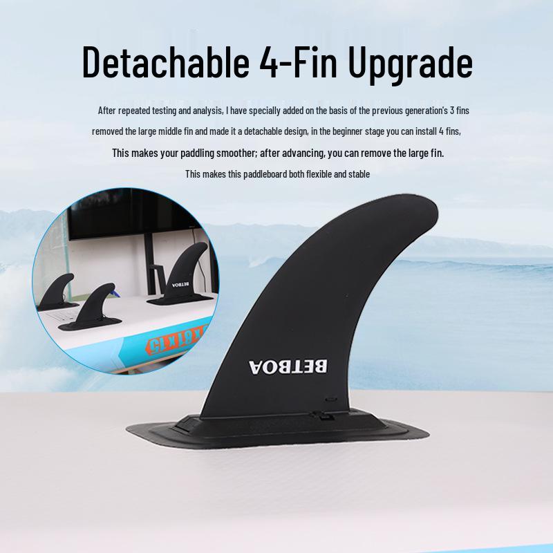 Foldable Inflatable Stand-Up Paddleboard for Surfing and Racing