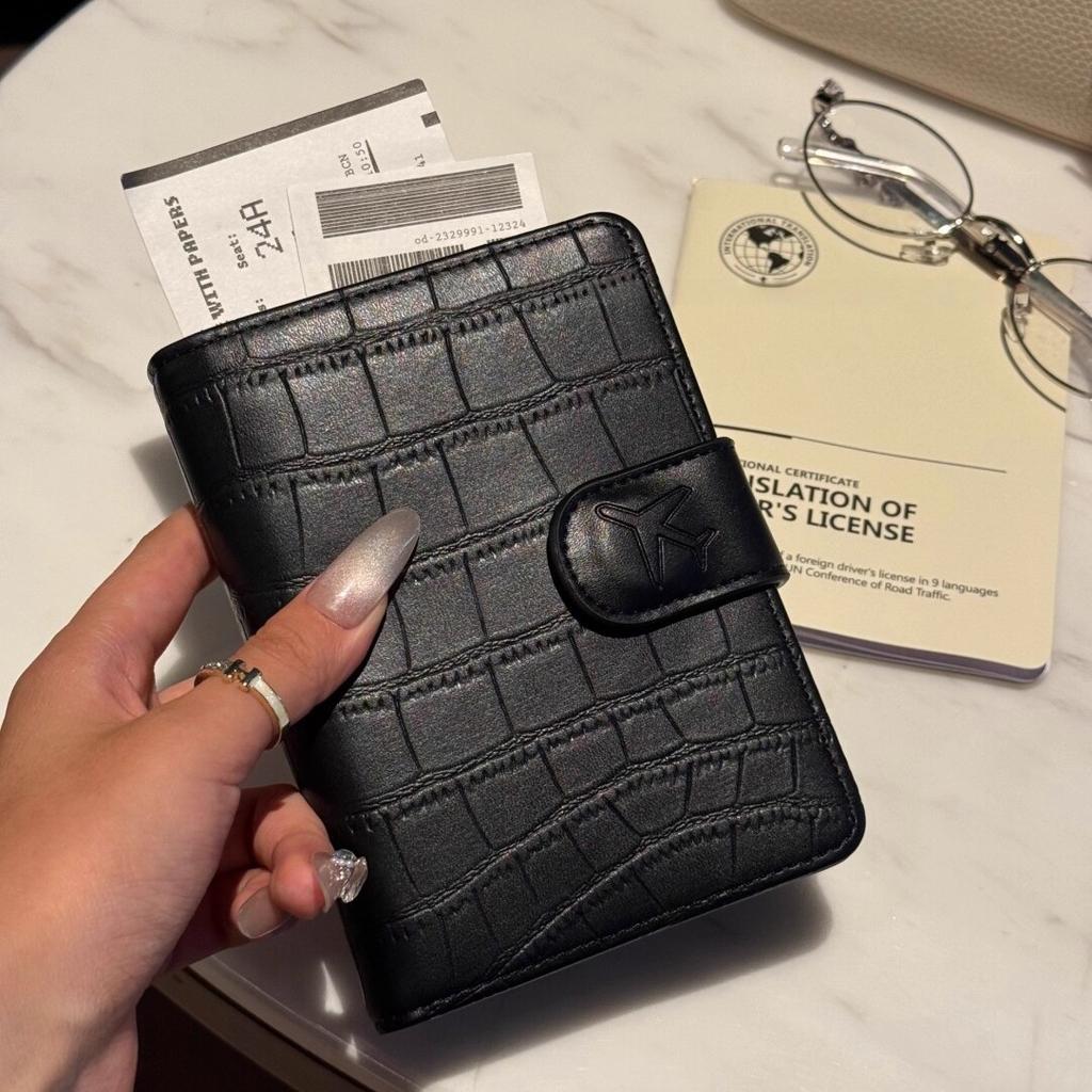 RFID Passport Cover Case Passport Holder Multifunctional Passport Wallet ID Credit Card Holder Travel Wallet Travel Accessories