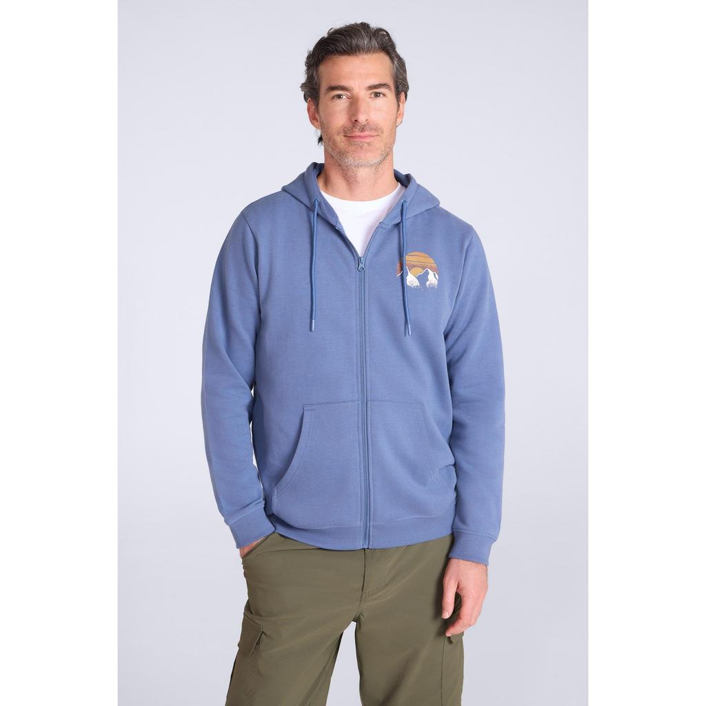Mountain Warehouse Men's Circle Mountain Drawcord Full Zip Hoodie