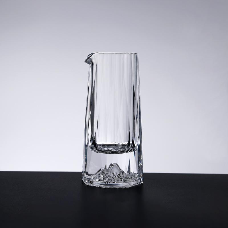 Bamboo Joint White Wine Cup With Vertical Stripes Wine Decanter Strong Liquor Cup Single Mouth Cup Crystal Glass Small Wine Cup