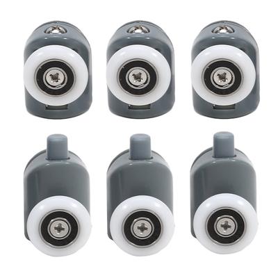 2pcs/set Shower Rooms Cabins Pulley &Shower Room Roller /Runners/Wheels/Pulleys Diameter 23/25mm 1x Upper Part 1x Lower Part NEW
