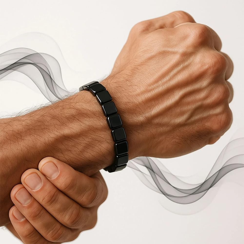 Hematiet Armband Voor Mannen Herwin Je Scherpte Zelfvertrouwen Natuursteen Kralen Stretch Genezende Armbanden Inspirerende Sieraden